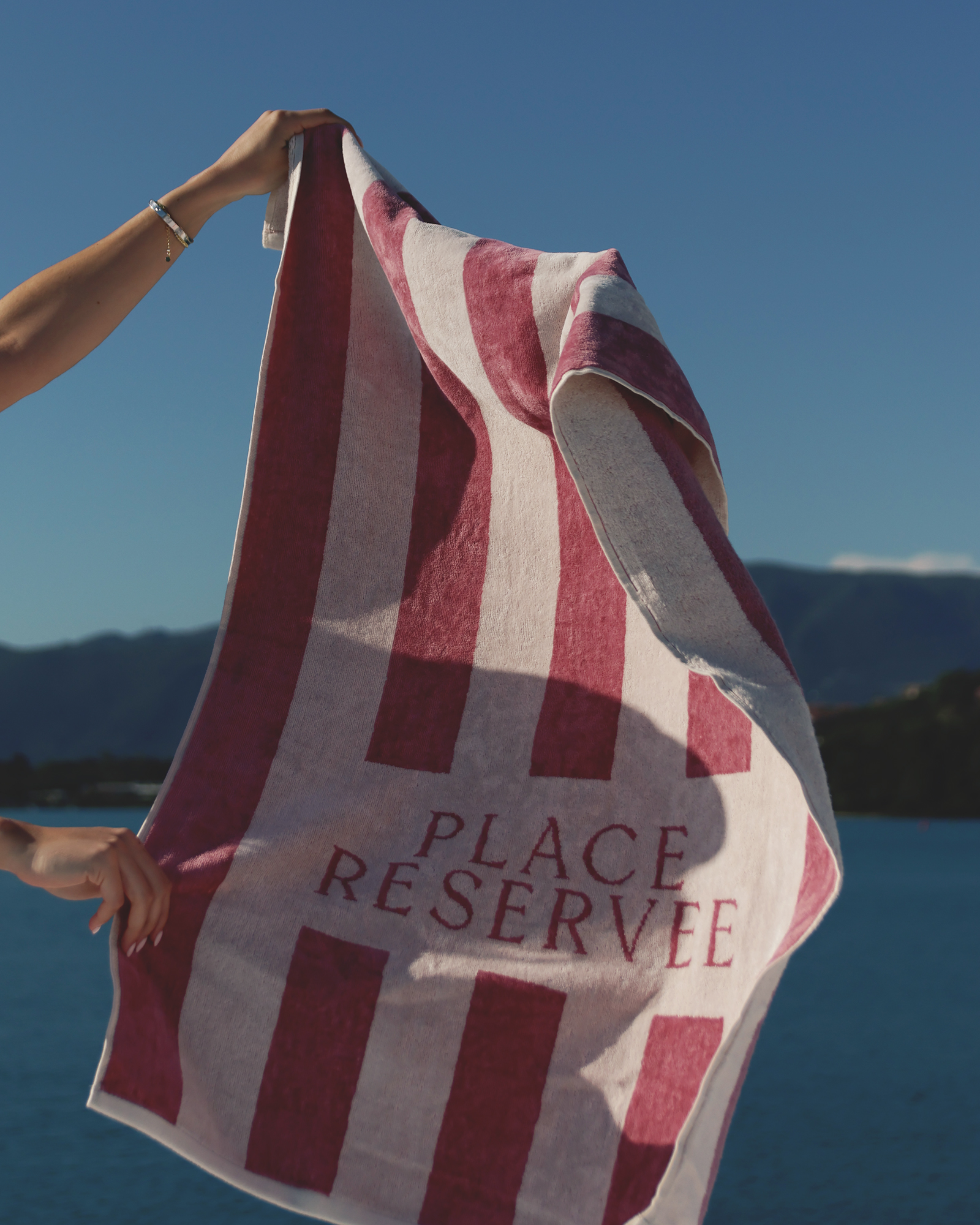 Strandlaken PLACE RESERVEE Lychee